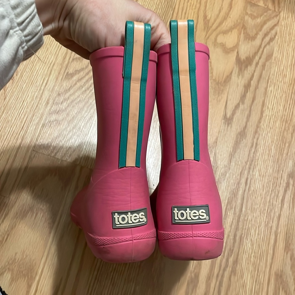 Kids Totes Rain Boots size 13-1
